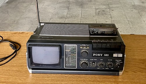 Radio cassette vintage pony - tv-radio-cassette,