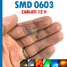 10 PEZZI DIODI LED SMD 0603