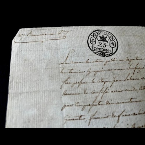 1798 documento francese - documento,