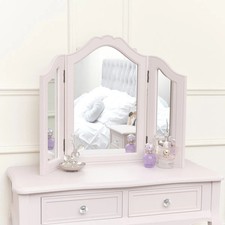 Specchio da tavolo rosa