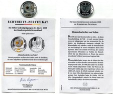 10 euro BRD 2008 A argento