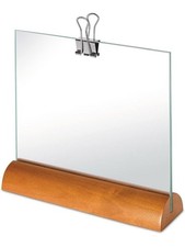 Portafotografie in vetro e legno di betulla Twergi - Alessi (KP01)