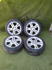 Cerchi In Lega Mercedes Classe A W176 Con Gomme 225/45 R17 Dot 1523 Estive