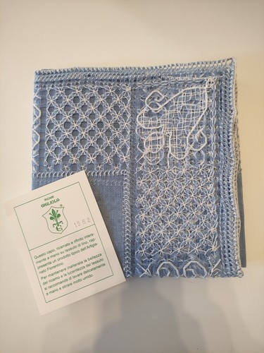 Hand embroidered linen - hand,