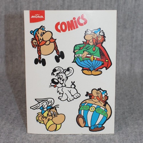 Adesivi asterix mona - adesivi, vintage