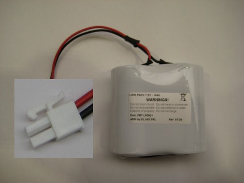 Pacco batteria litio 14ah - batteria, 7,2v