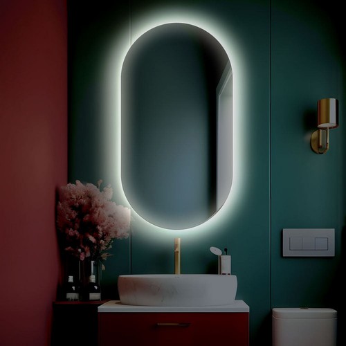 Specchio bagno ovale - da,