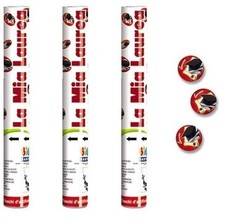 3X Cannone Tubo Sparacoriandoli  LAUREA dischetti stampa Cappello Laurea (Tocco)