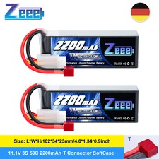 2x Zeee 3S Lipo batteria