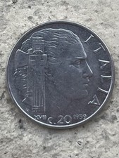 Vittorio Emanuele III 20 Centesimi Impero 1939 XVII ANTI magnetica SPL / SPL+