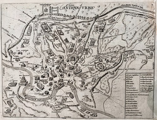 Pianta roma antiqua urbis - urbis,