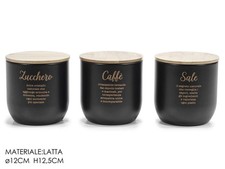 Set 3 Barattoli in latta