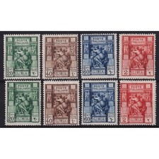 COLONIE LIBIA 1924 SIBILLA LIBICA DENT.14 2 SERIE G.O MH*