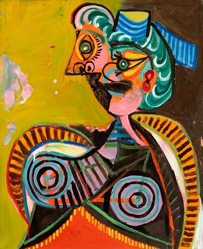 Donna astratta pablo picasso - astratta,