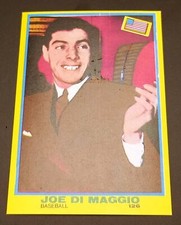 BASEBALL CARD - MIRA - CAMPIONISSIMI 1968 - JOE DI MAGGIO - 126