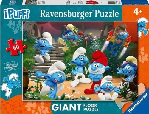 Puzzle gigante puffi 60 - puzzle,