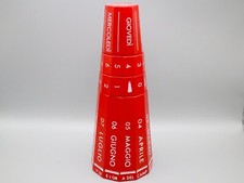 Datario perpetuo in legno Campari Soda gadget pubblicitario con scatola