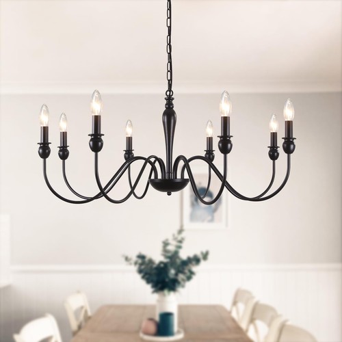 Lampadario nero lampadari da - lampadario,