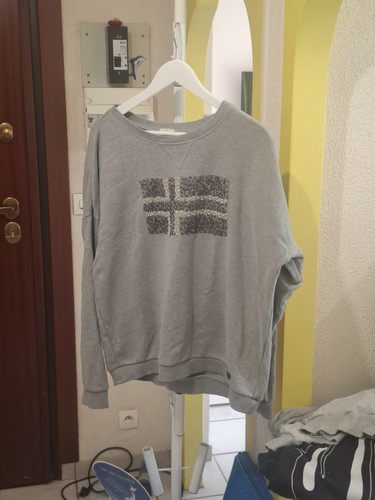 Sweat loose fit napapijri gris - loose,