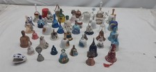 lotto collezione di campane, campanelli, porcellana. vetro, ceramica