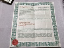 Carta Garanzia 100% originale Rolex serie P 2000, COMPLETAMENTE VUOTA E APERTA!