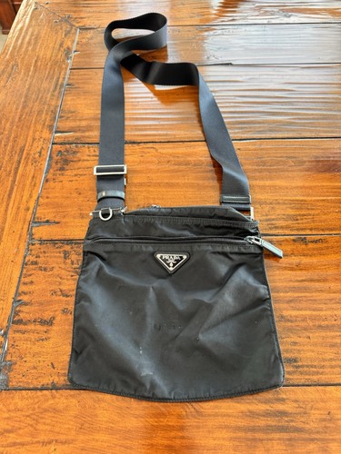 Borsa tracolla prada tessuto - prada,
