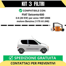 Kit 3 Filtri Tagliando per
