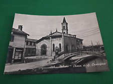 MILANO-CHIESA DI SAN CRISTOFORO SUL NAVIGLIO 1960,NEGOZIO MOBILI VIAGGIATA VEDI 