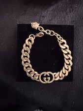 Gucci Signature Chain Bracelet Size Adjustment With Box And Dust Bag