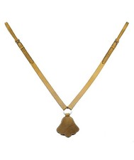 Pettorale in cuoio regolabile