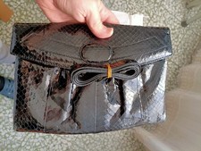Borsa in vera pelle di rettile