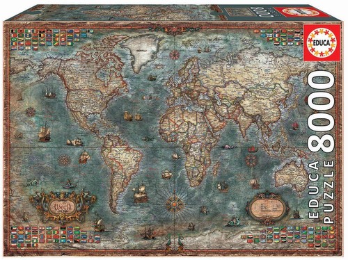 Nuovo educa puzzle 8000 - nuovo,