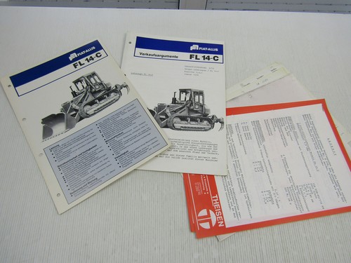 Depliant fiat allis fl14 - depliant, fl14-c