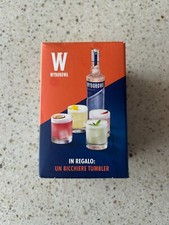 Set 10 Bicchieri Trasparenti Vodka marchiati Wyborowa - Nuovi Confezionati -