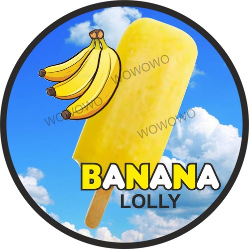 Adesivo furgone gelato - , banana