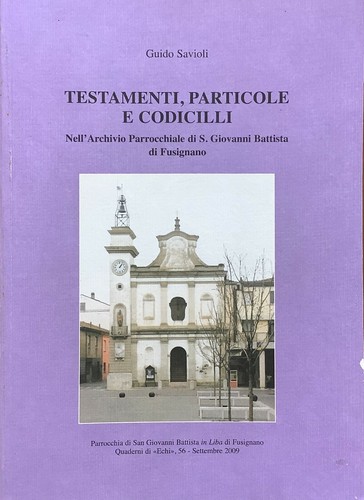Savioli testamenti e - savioli,