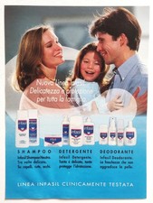 Pubblicita'  Infasil Nuova Linea Vintage Advertising Publicite' 1995 (T10