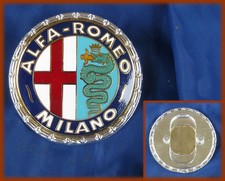 ALFA ROMEO 1900 GIULIETTA 2600 SPRINT SPIDER LOGO BADGE MILANO METALLO STEMMA