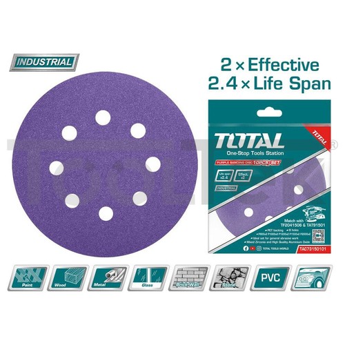 Set dischi abrasivi - set, 10pz