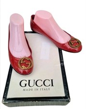 Scarpe décolleté ballerine Gucci autentiche da donna taglia Eur38 UK 4,5 a 5 ottime condizioni 