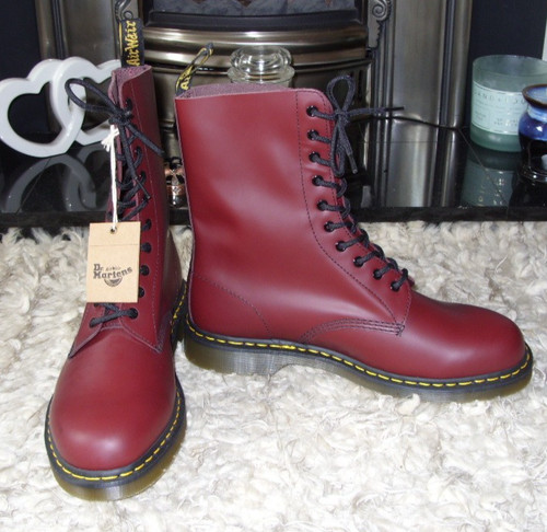 Stivali martens 1490 rosso - stivali,