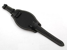 Cinturino Bund TUDOR Vera Pelle Nero 20/14mm Accessori Ricambi Alta Qualità Top