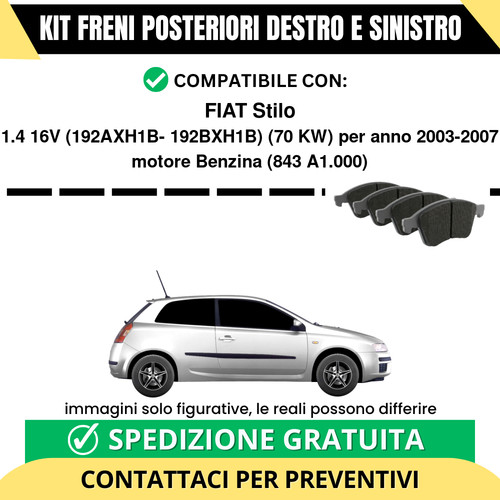 Pastiglie freno posteriori - freno,