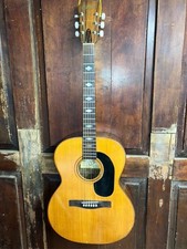 Giannini Tranquillo GS-380 Chitarra acustica corde acciaio palissandro 1970 Brasile