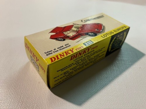 Dinky toys 218 lotus europa - dinky,
