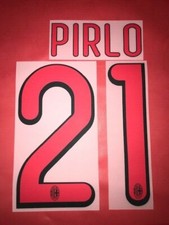 KIT PIRLO 21 ROSSO X MAGLIA CALCIO MILAN 09-10 NUOVO NEW 