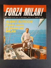 rivista FORZA MILAN - Milan Clubs - anno 1972 n 11 Buticchi