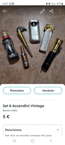 Lotto accendini vintage - accendini,