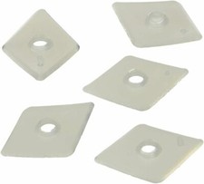 RONDELLA ROMBOIDALE PLASTICA 30X30 200PZ GUARNIZIONE BARRETTE TETTO COPERTURA