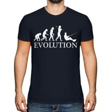 Acqua Sci Evolution Of Uomo T-Shirt Abbigliamento Regalo Sci Nautico